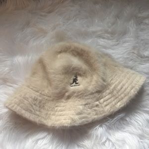 Cream kangol hat